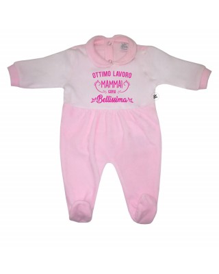 Baby's Velour Sleeper "I'm...