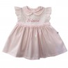 Summer romper suit with cherries "Sorry for the delay..."