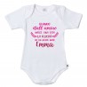 Body neonato/a "La felicità ha un nuovo nome"