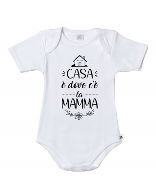 Baby Girl Bodysuit "Home is...