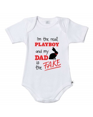 Baby Bodysuit "I'm the real...