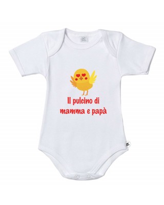 Bodysuit "Il pulcino di mamma e papà"