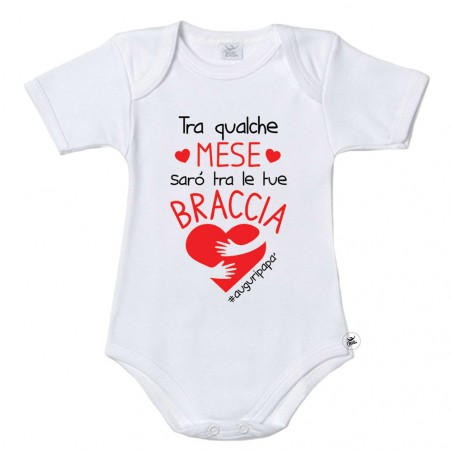 Bodysuit "Tra qualche mese sarò tra le tue braccia"