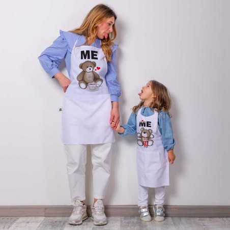 Grembiule da cucina "Orso Mini Me"