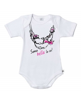 Bodysuit  bimba "Sono bella lo so"