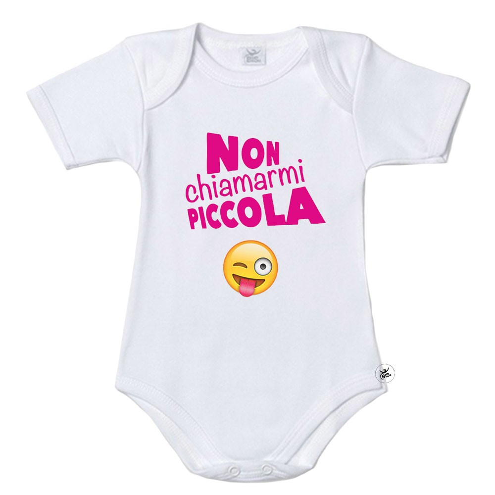 Body neonato "Non chiamarmi piccolo-piccola"