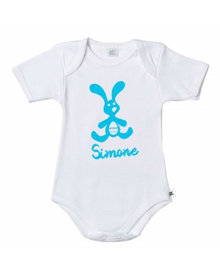 Baby suit with bunny...