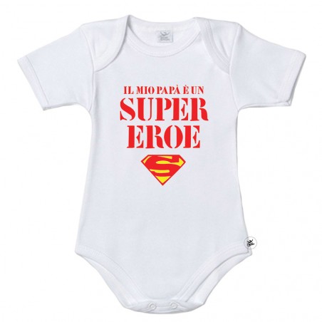Bodino bimbo/a "Il mio papà è un super eroe"