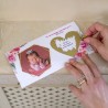 Scratch card customizable with photo and dedication