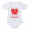 Baby Bodysuit "I Love my Daddy as much as my Mummy"