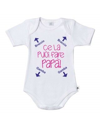 Baby body suit "You can do...