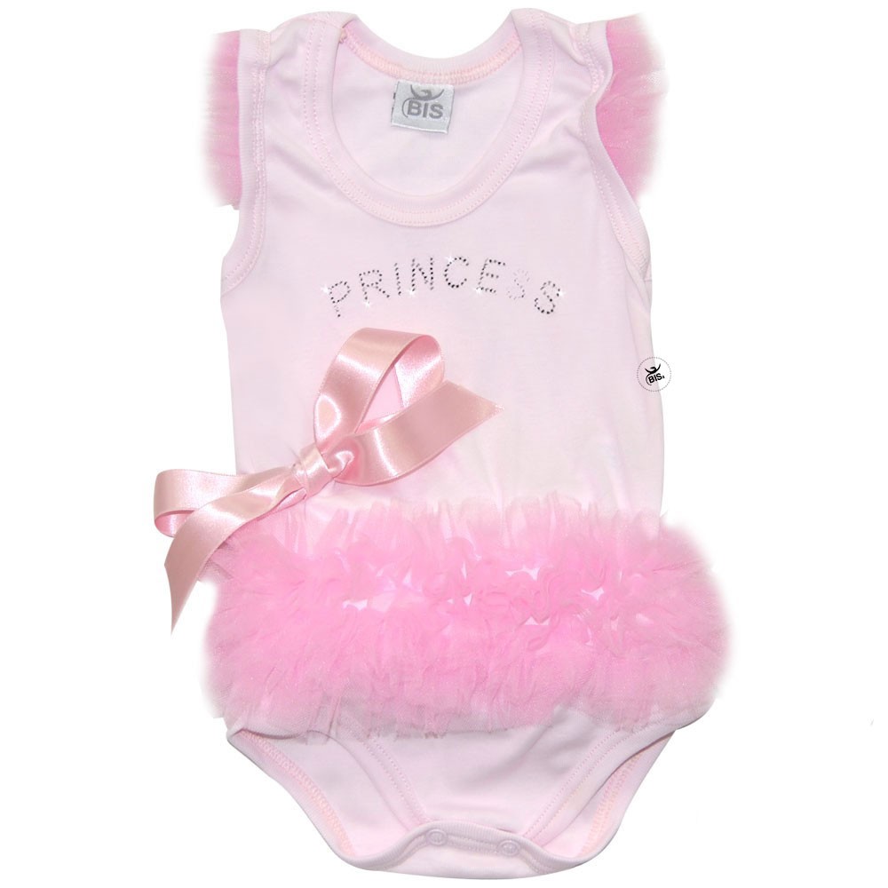 body neonata princess con tulle