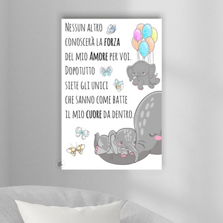 Foto-quadro "La forza del mio amore per te"