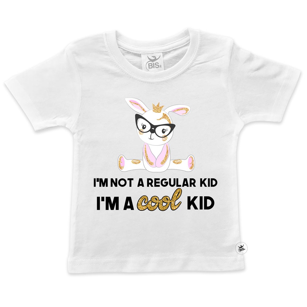 T-shirt bimba manica corta "Cool kid"