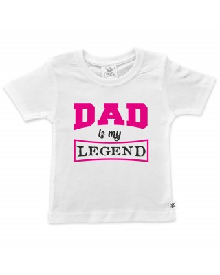 T-shirt bimbo/a "Dad my legend"