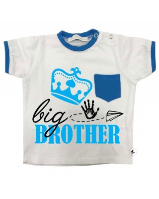 T-shirt con taschino "Big Brother"
