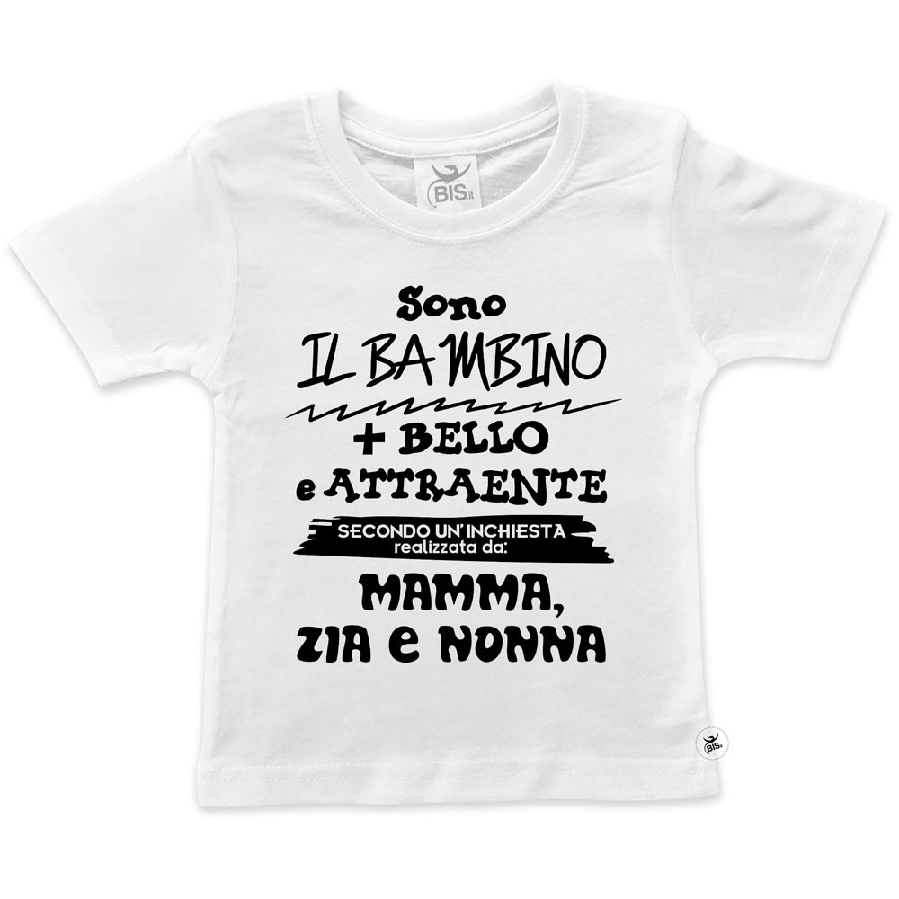 T-shirt bimbo  "Sono il bambino più bello di sempre"