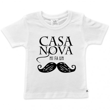 T-shirt bimbo  "Casanova mi fa un baffo"