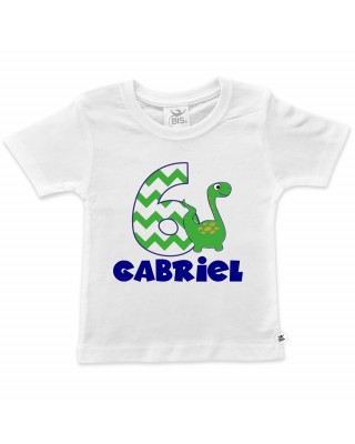 T-shirt bimbo compleanno a tema DINOSAURI