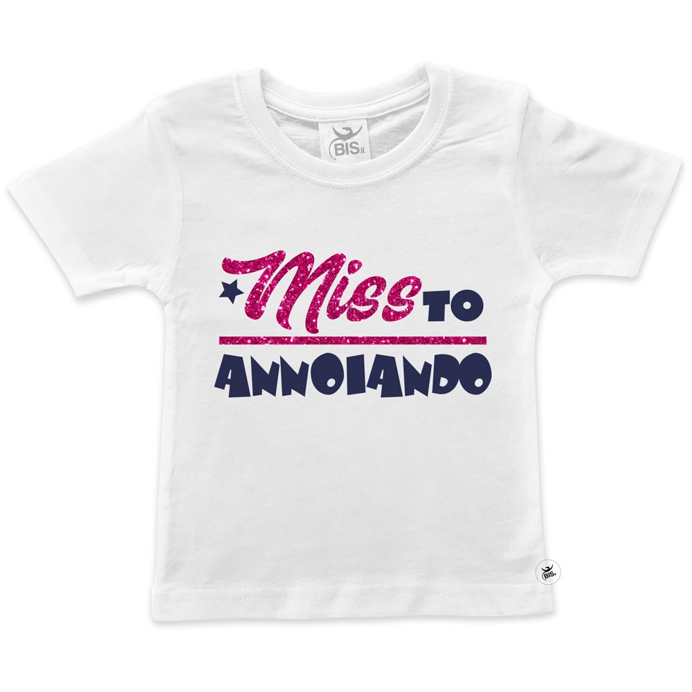 T-shirt bimba MISSto annoiando