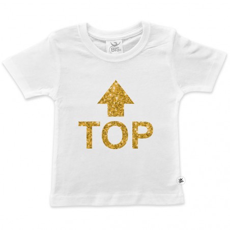 T-shirt bimba manica corta "TOP"