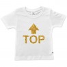 T-shirt bimba manica corta "TOP"