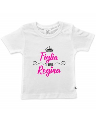 T-shirt bimba manica corta "Figlia di una Regina"