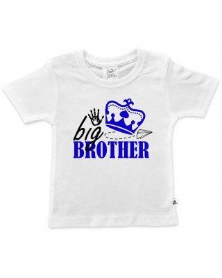 T-shirt bimbo con scritta "Big-brother"