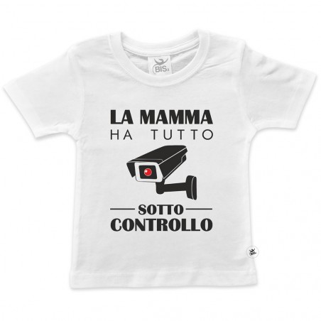 maglietta la telecamera la mamma ha tutto sotto controllo