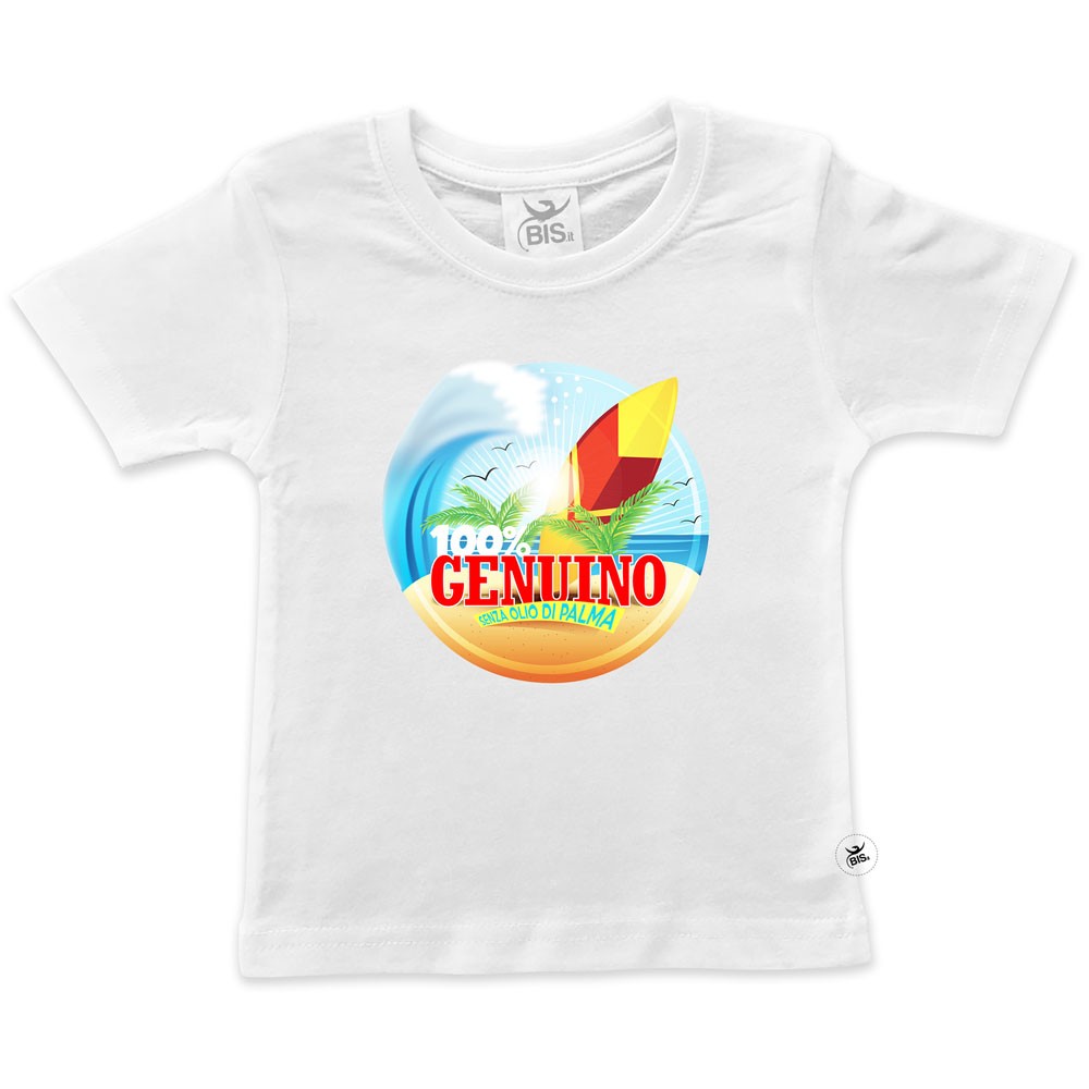 T-shirt  100% genuino senza olio di palma