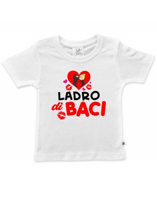 T-shirt  "Ladro di baci"