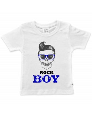 T-shirt bimbo mezza manica  "ROCK BOY"