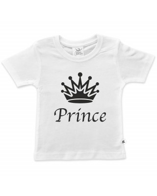 T-shirt bimbo mezza manica  "Prince"