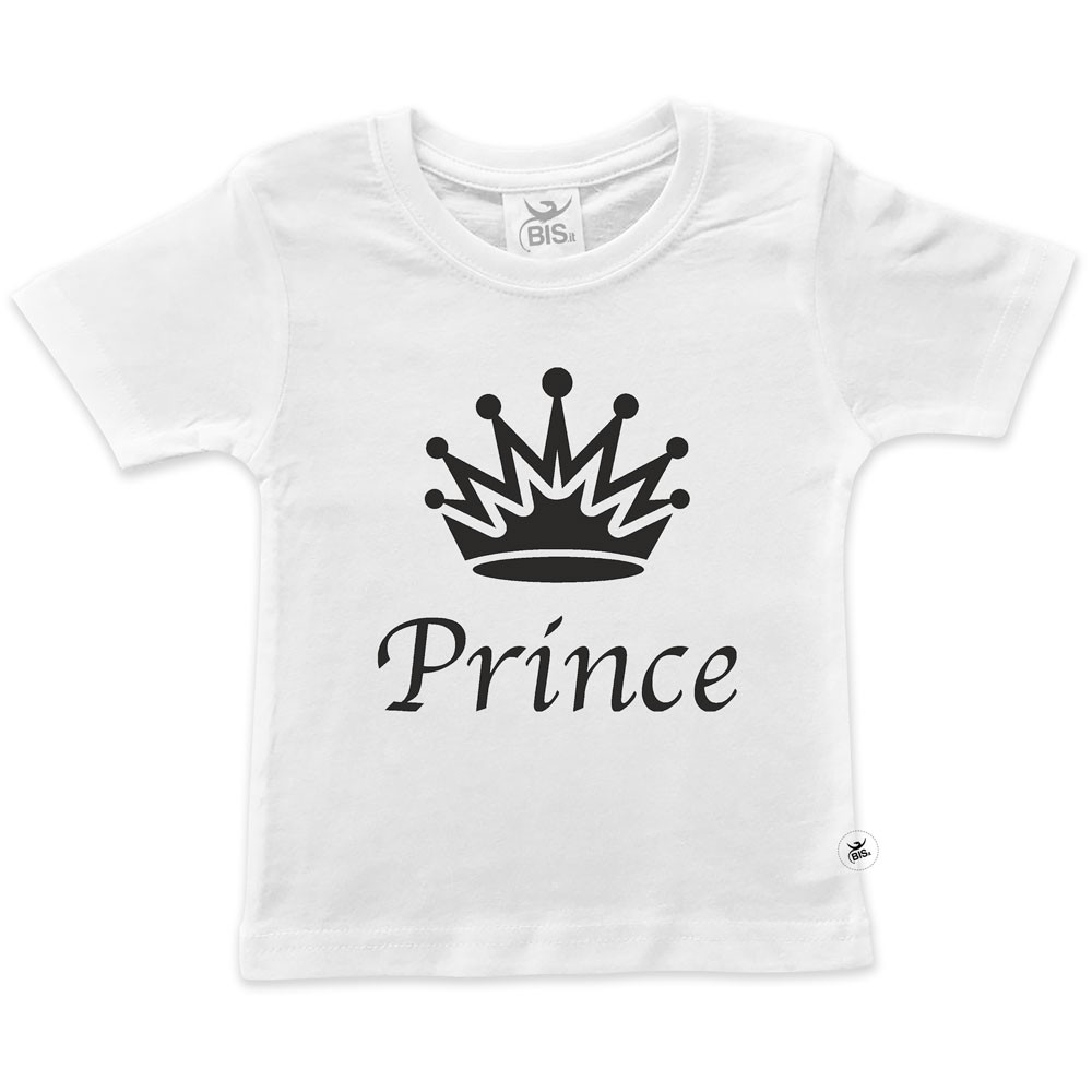 T-shirt bimbo mezza manica  "Prince"