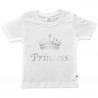T-shirt bimba mezza manica  princess
