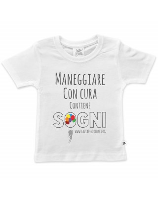 T-shirt bimbo/a "Maneggiare...