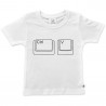 T-shirt bimbo manica corta "Ctrl+v"