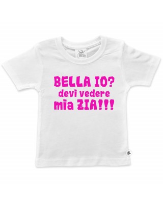 T-shirt bimba bella io mia zia