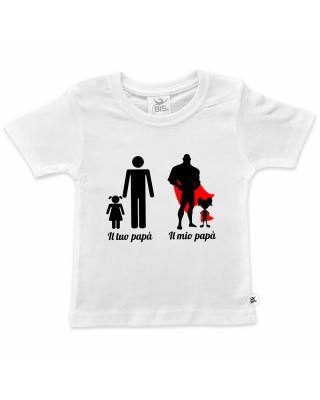 T-shirt bimba "Il mio papà"