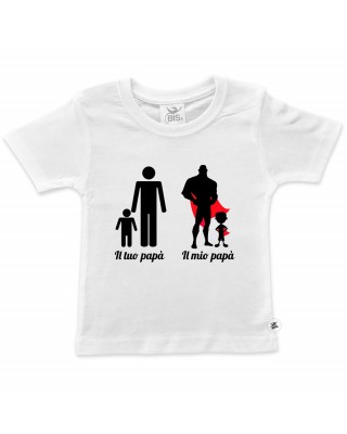 T-shirt bimbo "Il mio papà"