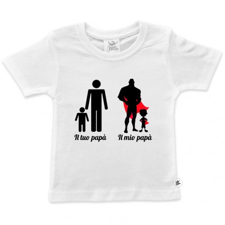 T-shirt bimbo "Il mio papà"