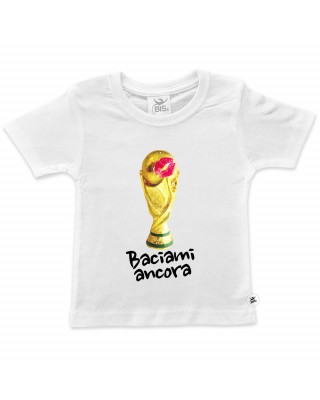 T-shirt bimbo/a manica corta "Baciami ancora"