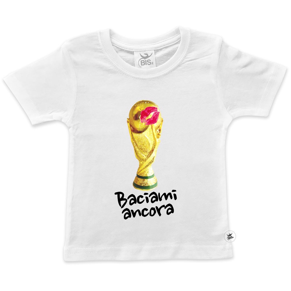 T-shirt bimbo/a manica corta "Baciami ancora"