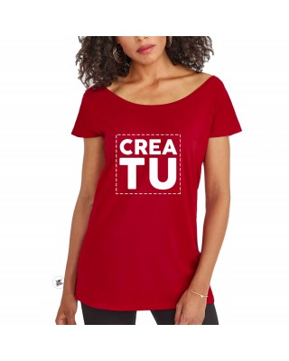 T-shirt Donna Urban Style rosso