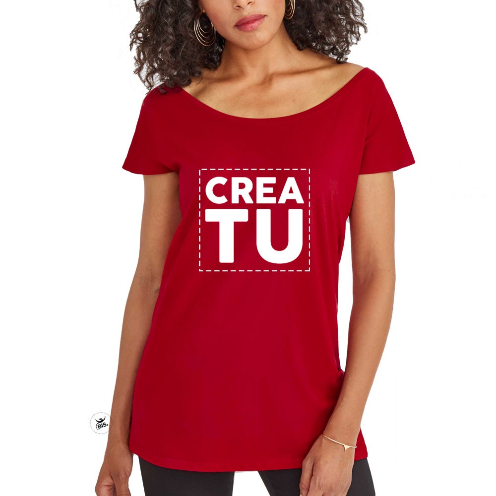 T-shirt Donna Urban Style rosso