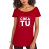 T-shirt Donna Urban Style rosso
