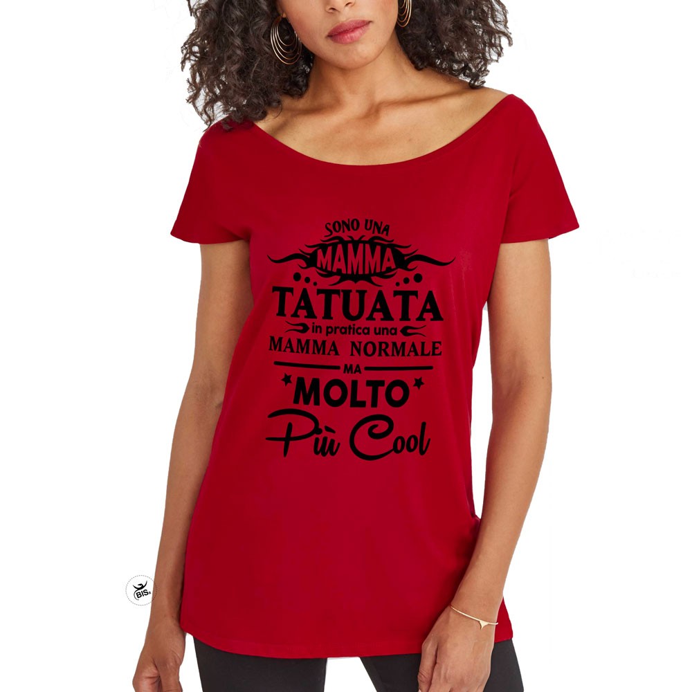 T-shirt donna Urban Style rosso