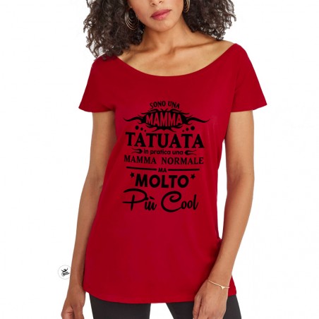 T-shirt donna Urban Style rosso