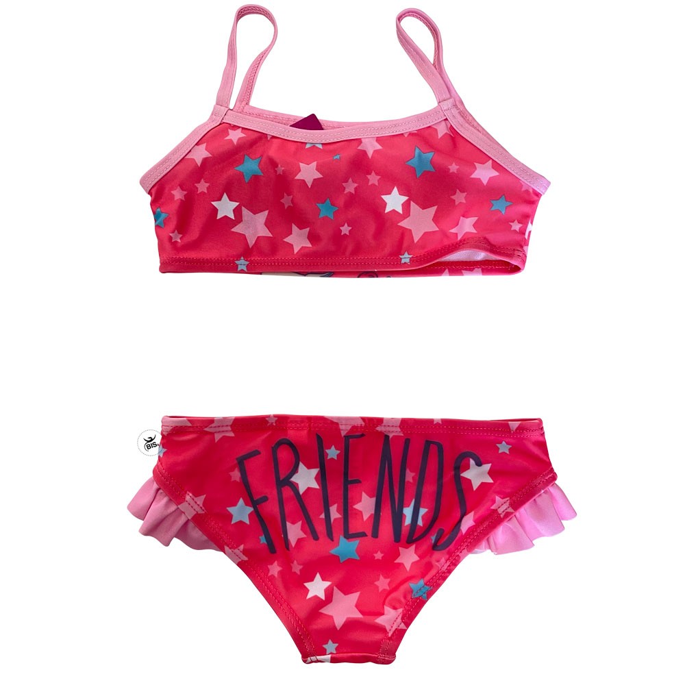 Bikini disney "La sirenetta" dietro fuxia