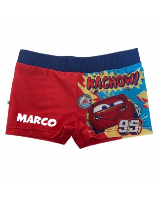 Boxer da mare "Cars" bordino blu